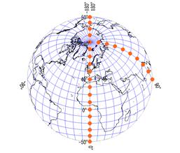 ランベルト正積方位図法_Oblique